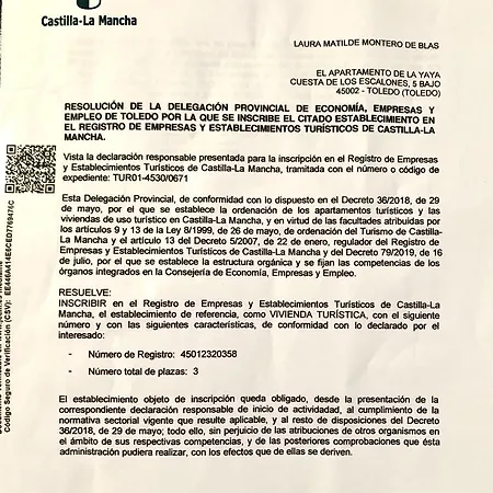 El Apartamento De La Yaya Toledo Esterno foto